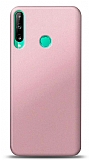 Huawei P40 Lite E Rose Gold Mat Silikon Kılıf
