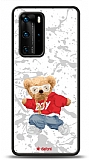 Dafoni Art Huawei P40 Pro Boy Bear Klf