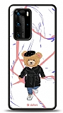 Dafoni Art Huawei P40 Pro Casual Teddy Bear Klf
