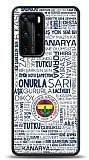 Dafoni Glossy Huawei P40 Pro Lisanslı Fenerbahçe Beyaz Tipografi Kılıf
