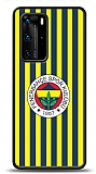 Dafoni Glossy Huawei P40 Pro Lisanslı Fenerbahçe Çubuklu Logolu Kılıf