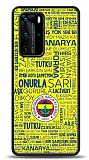 Dafoni Glossy Huawei P40 Pro Lisanslı Fenerbahçe Sarı-Lacivert Tipografi Kılıf