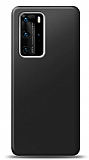 Huawei P40 Pro Siyah Mat Silikon Klf