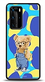 Dafoni Art Huawei P40 Pro Student Teddy Bear Klf