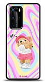 Dafoni Art Huawei P40 Pro Tennis Girl Bear Klf