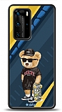 Dafoni Art Huawei P40 Skate Bear Klf