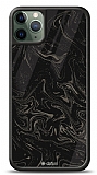 Dafoni Glossy iPhone 11 Pro Max Black Marble Pattern Kılıf