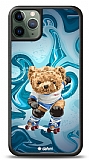 Dafoni Art iPhone 11 Pro Max Skating Teddy Bear Kılıf