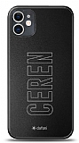 Dafoni Metal iPhone 11 Tek İsimli Kişiye Özel Kılıf