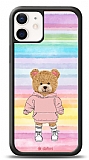Dafoni Art iPhone 12 Mini 5.4 inç Chic Teddy Bear Kılıf