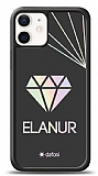 Dafoni Hologram iPhone 12 Mini 5.4 inç Kişiye Özel isimli Diamond Kılıf