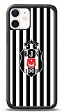 Dafoni Glossy iPhone 12 Mini 5.4 inç Lisanslı Çubuklu Beşiktaş Kılıf