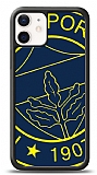 Dafoni Glossy iPhone 12 Mini 5.4 inç Lisanslı Fenerbahçe Çizgi Logo Kılıf