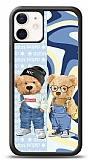 Dafoni Art iPhone 12 Mini 5.4 inç Summer Couple Teddy Kılıf