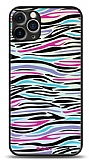 Dafoni Hologram iPhone 12 Pro 6.1 inç Renkli Zebra Kılıf