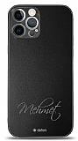 Dafoni Metal iPhone 12 Pro Max 6.7 inç El Yazısı İsimli Kişiye Özel Kılıf