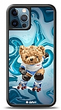 Dafoni Art iPhone 12 Pro Max 6.7 inç Skating Teddy Bear Kılıf