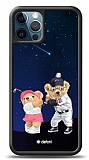 Dafoni Art iPhone 12 Pro Max 6.7 inç Sporty Couple Teddy Kılıf