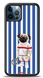 Dafoni Art iPhone 12 Pro Max 6.7 inç Tennis Boy Pug Kılıf