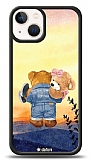 Dafoni Art iPhone 13 Mini Sunset Teddy Bears Kılıf