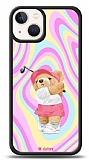 Dafoni Art iPhone 13 Mini Tennis Girl Bear Kılıf