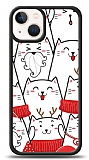 Dafoni Art iPhone 13 New Year Cats Kılıf