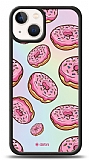 Dafoni Hologram iPhone 13 Pembe Donut Kılıf