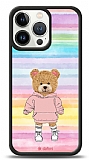 Dafoni Art iPhone 13 Pro Chic Teddy Bear Kılıf