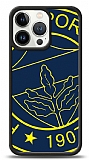 Dafoni Glossy iPhone 13 Pro Lisanslı Fenerbahçe Çizgi Logo Kılıf