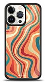 Dafoni Glossy iPhone 13 Pro Max Colorful Waves Kılıf