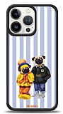 Dafoni Art iPhone 13 Pro Max Winter Pugs Klf