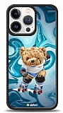 Dafoni Art iPhone 13 Pro Skating Teddy Bear Kılıf