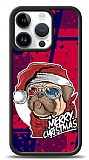 Dafoni Art iPhone 14 Pro Christmas Pug Klf