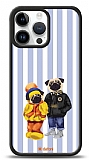 Dafoni Art iPhone 14 Pro Max Winter Pugs Klf