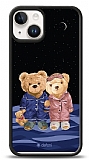 Dafoni Art iPhone 14 Under The Stars Teddy Bears Kılıf