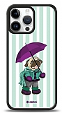 Dafoni Art iPhone 15 Pro Max Pug in the Rain Klf