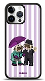Dafoni Art iPhone 15 Pro Max Rainy Day Pugs Klf