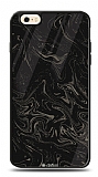 Dafoni Glossy iPhone 6 / 6S Black Marble Pattern Kılıf