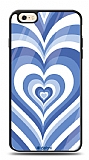 Dafoni Glossy iPhone 6 / 6S Blue Hearts Kılıf