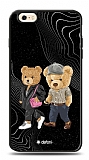 Dafoni Art iPhone 6 / 6S Compatible Couple Teddy Kılıf