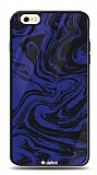 Dafoni Glossy iPhone 6 / 6S Navy Blue Marble Kılıf