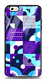 Dafoni Glossy iPhone 6 / 6S Purple Geometric Pattern Kılıf