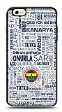 Dafoni Glossy iPhone 6 Plus / 6S Plus Lisanslı Fenerbahçe Beyaz Tipografi Kılıf