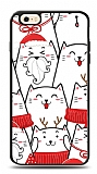 Dafoni Art iPhone 6 Plus / 6S Plus New Year Cats Kılıf