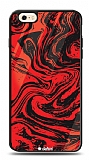 Dafoni Glossy iPhone 6 Plus / 6S Plus Red Marble Kılıf