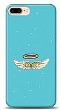 iPhone 7 Plus / 8 Plus Blue Angel Taşlı Resimli Kılıf