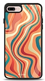 Dafoni Glossy iPhone 7 Plus / 8 Plus Colorful Waves Kılıf