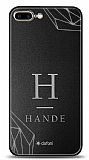 Dafoni Metal iPhone 7 Plus / 8 Plus Tek Harf İsimli Kişiye Özel Kılıf
