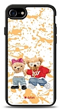 Dafoni Art iPhone SE 2020 Style Couple Teddy Kılıf