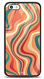 Dafoni Glossy iPhone SE / 5 / 5S Colorful Waves Kılıf